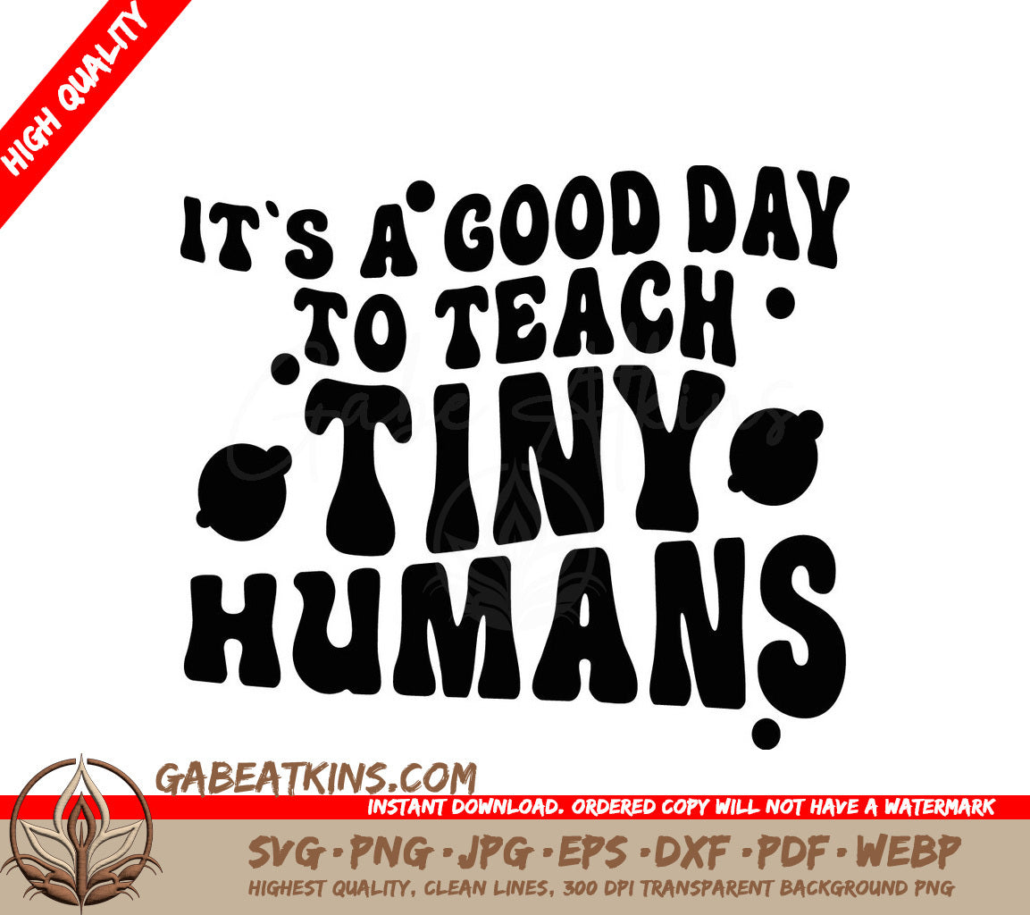 Teacher SVG Tiny Humans SVG