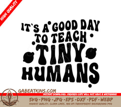 Teacher SVG Tiny Humans SVG