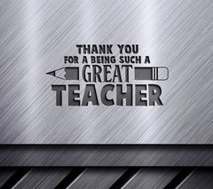 Teacher Thank You SVG SVG