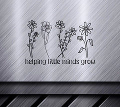 Teacher SVG Flowers & Growth SVG