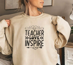 Teacher Love Inspire Arrow SVG Cut File SVG