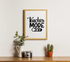 Teacher Mode Off SVG - Design SVG