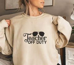 Teacher Off Duty Sunglasses SVG Design SVG