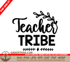 Teacher Tribe SVG SVG