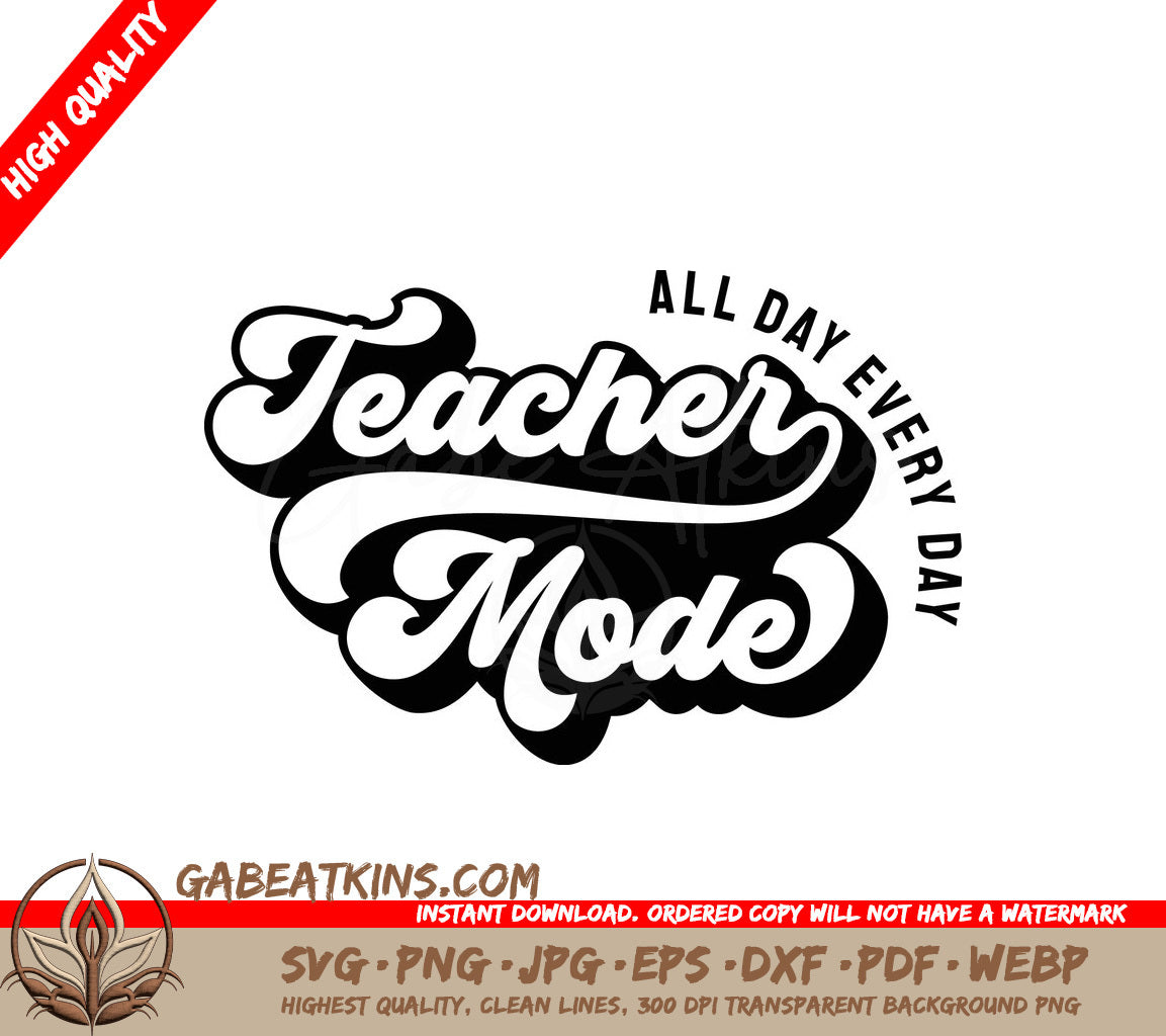Teacher Mode SVG SVG