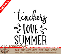 Teacher Summer SVG SVG