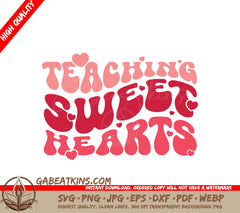 Teacher Valentine SVG Poster SVG
