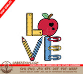 Love Teacher Valentine SVG  SVG