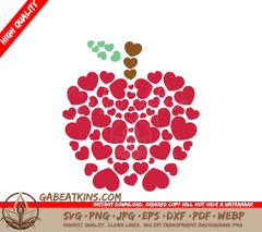 Heart Apple SVG Teacher SVG