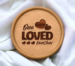 Teacher Valentine Hearts SVG SVG