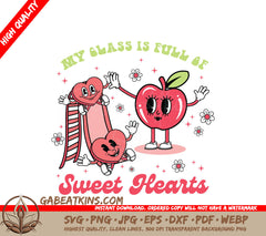 Sweet Hearts SVG Teacher Valentine SVG
