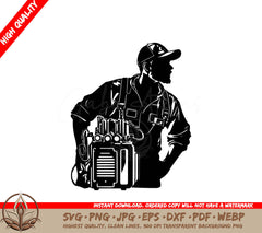 Technician - Multi-Format Digital Design File (SVG, PNG, JPG, AI, PDF, DXF, EPS, WebP)