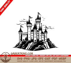 Castle Hill SVG - Mini Truck Design Vector Graphics SVG