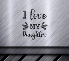 Pink I Love My Daughter SVG SVG
