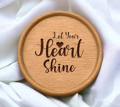 Pink Let Your Heart Shine SVG SVG