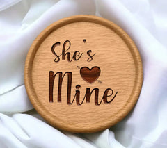 Pink Shes Mine Heart Arrow SVG SVG