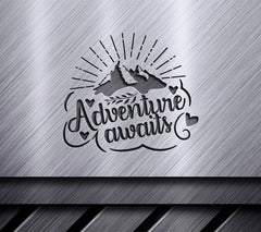Adventure Awaits Mountain SVG SVG