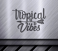 Tropical Vibes SVG White Background SVG
