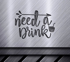 Coconut Drink SVG Arrow SVG