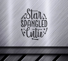 Star Spangled Cutie Pink Orange SVG SVG