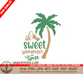 Palm Tree Summertime SVG SVG