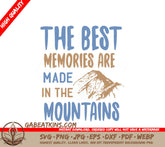 Mountain Memories SVG Poster SVG