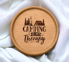 Camping Therapy SVG Design SVG