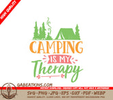 Camping Therapy SVG Design SVG