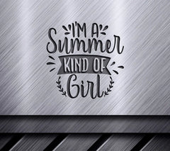 Summer Girl SVG Design SVG