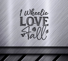 Wheelie Love Fall SVG SVG