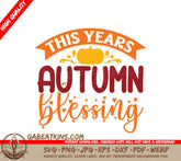Autumn Blessing SVG  SVG