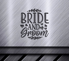 Bride & Groom SVG Design SVG