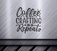 Coffee Crafting Repeat SVG SVG