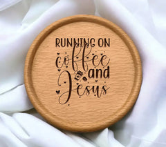 Running on Coffee & Jesus SVG SVG