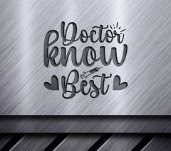 Doctor Know Best SVG Poster SVG