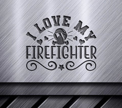 Firefighter Love SVG Design SVG