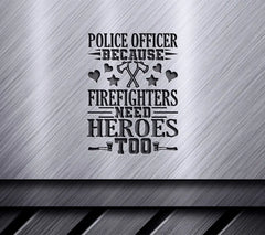 Firefighter Hero Police Officer SVG SVG