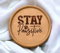 Stay Pawsitive SVG SVG