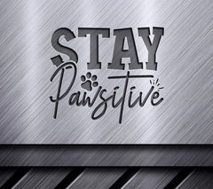 Stay Pawsitive SVG SVG