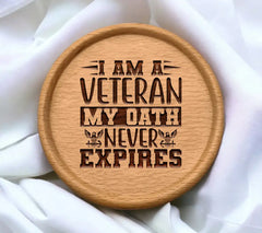 Veteran Oath Never Expires SVG SVG