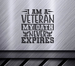 Veteran Oath Never Expires SVG SVG