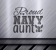Proud Navy Aunt SVG Design SVG
