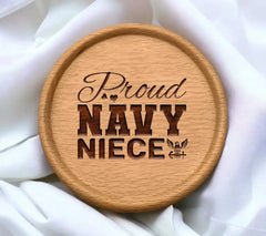 Proud Navy Niece SVG Design SVG