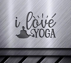 Yoga Meditation Silhouette SVG SVG