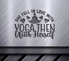 Yoga Self-Love SVG Poster SVG