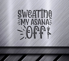 Yoga Asana SVG Design SVG