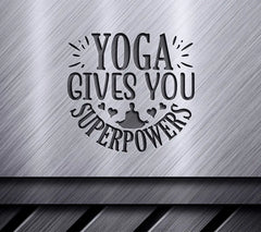 Yoga Superpowers SVG Design SVG