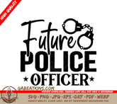 Future Police Officer SVG Design SVG