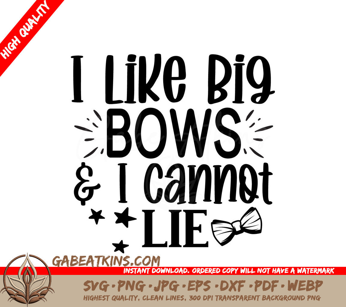 Big Bows SVG Design SVG