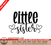 Little Sister SVG SVG
